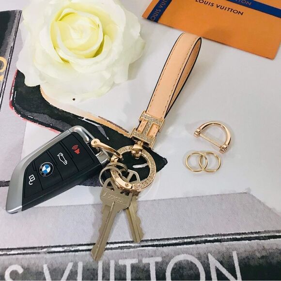 Keychain Luxury Modern Design -BEIGE - Picture 4 of 10
